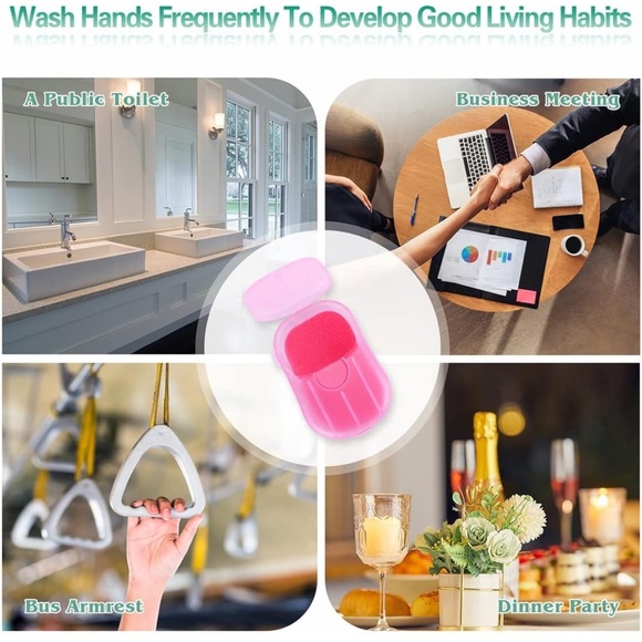 3 packs 60 Paper Soap Sheets - Picture 8 of 9